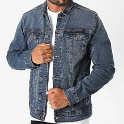 Nouveau 🔔 Veste Jean 20710737 Bleu Denim de Blend ✨