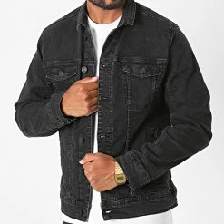 Meilleur prix ✨ Veste Jean 20710737 Noir de Blend 🌟
