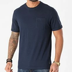 Vente flash 🛒 Tee 👚 Shirt Poche 20711715 Bleu Marine de Blend 🛒