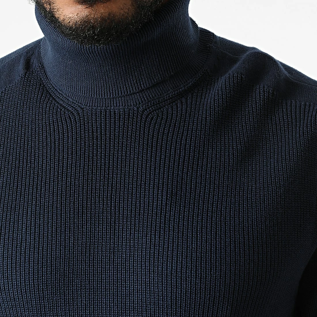 De gros 🤩 Pull Col Roulé 20713188 Bleu Marine de Blend 🧨 – Image 2