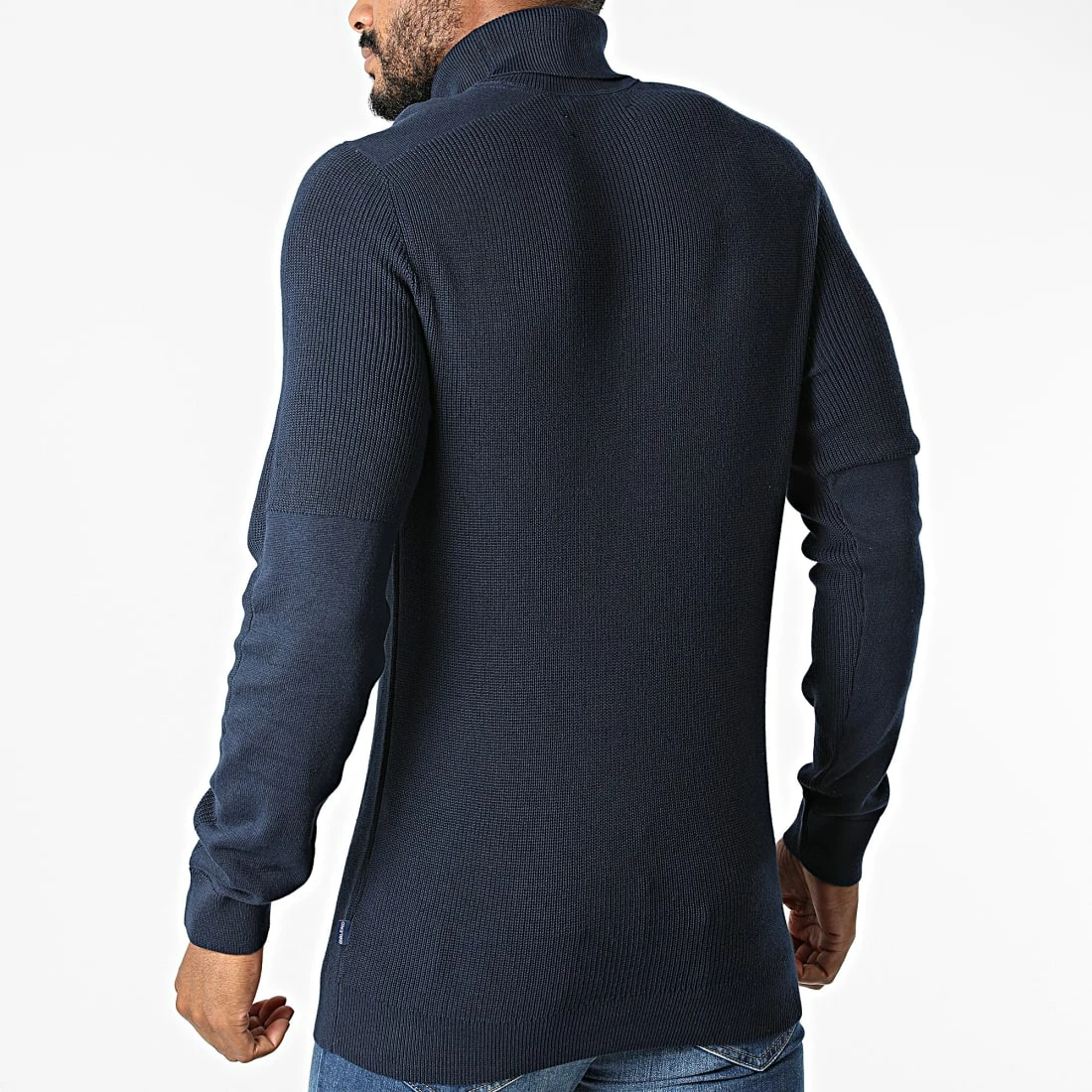 De gros 🤩 Pull Col Roulé 20713188 Bleu Marine de Blend 🧨 – Image 4