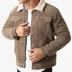 Grosses soldes 😀 Veste Col Fourrure 20712966 Marron de Blend 🎁