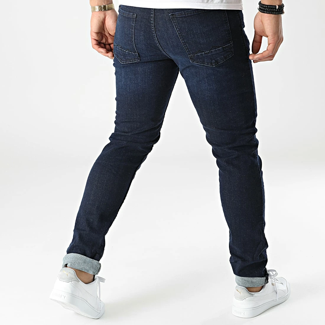 De gros ⌛ Jean Slim Jet 20712999 Bleu Denim de Blend ❤️ – Image 4