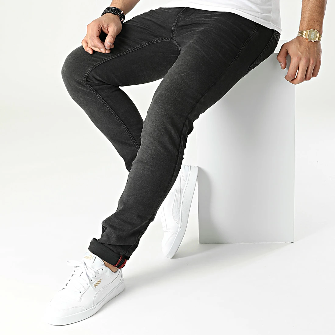 Meilleure affaire 😍 Jean Slim Jet 20703887 Noir de Blend 🎁 – Image 3