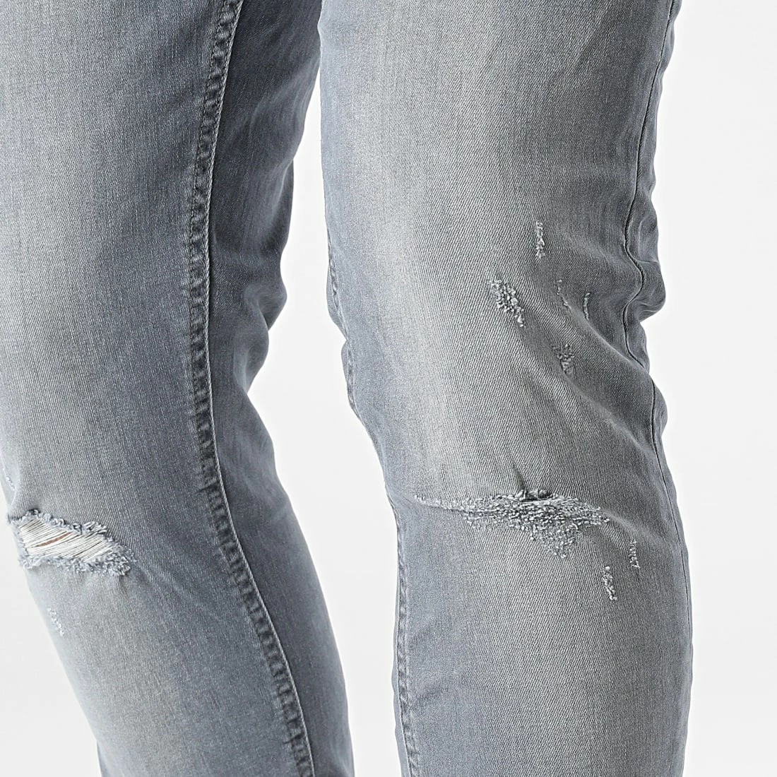 Le moins cher đ Jean Slim Jet 20713303 Gris de Blend â€ïž â Image 2