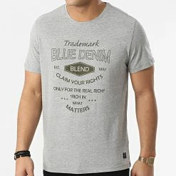 Le moins cher 🤩 Tee 👕 Shirt 20713234 Gris Chiné de Blend 😉