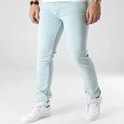 Promo đ Jean Slim Twister 20713311 Bleu Wash de Blend đ