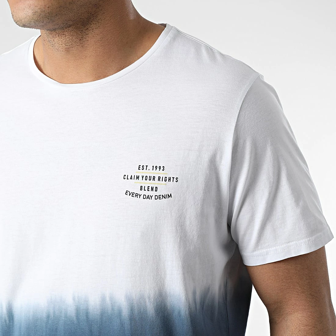 Les meilleures critiques de ❤️ Tee 👚 Shirt Dégradé 20713246 Bleu Blanc de Blend ✔️ – Image 2