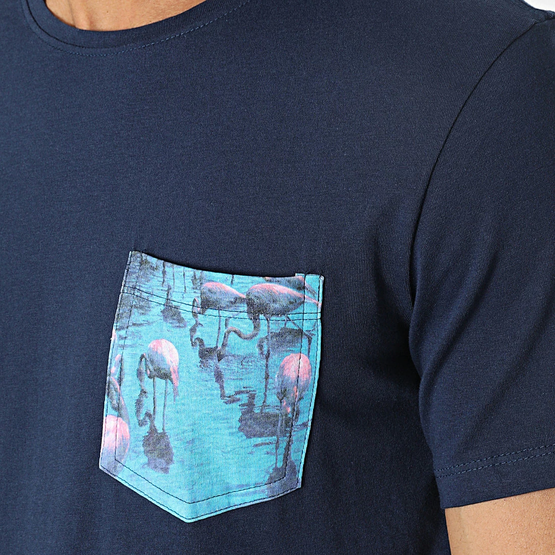 Vente flash 🛒 Tee 👚 Shirt Poche 20713756 Bleu Marine de Blend ❤️ – Image 2