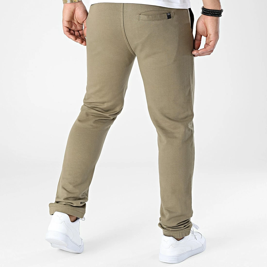 Promo ✔️ Pantalon Jogging 20713684 Vert Kaki de Blend 🔥 – Image 4