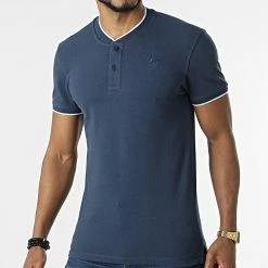 Sortie ⭐ Polo A Manches Courtes 20713977 Bleu Marine de Blend 💯