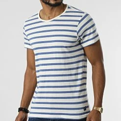 Sortie 👏 Tee 👚 Shirt 20713760 Blanc Bleu de Blend 😀