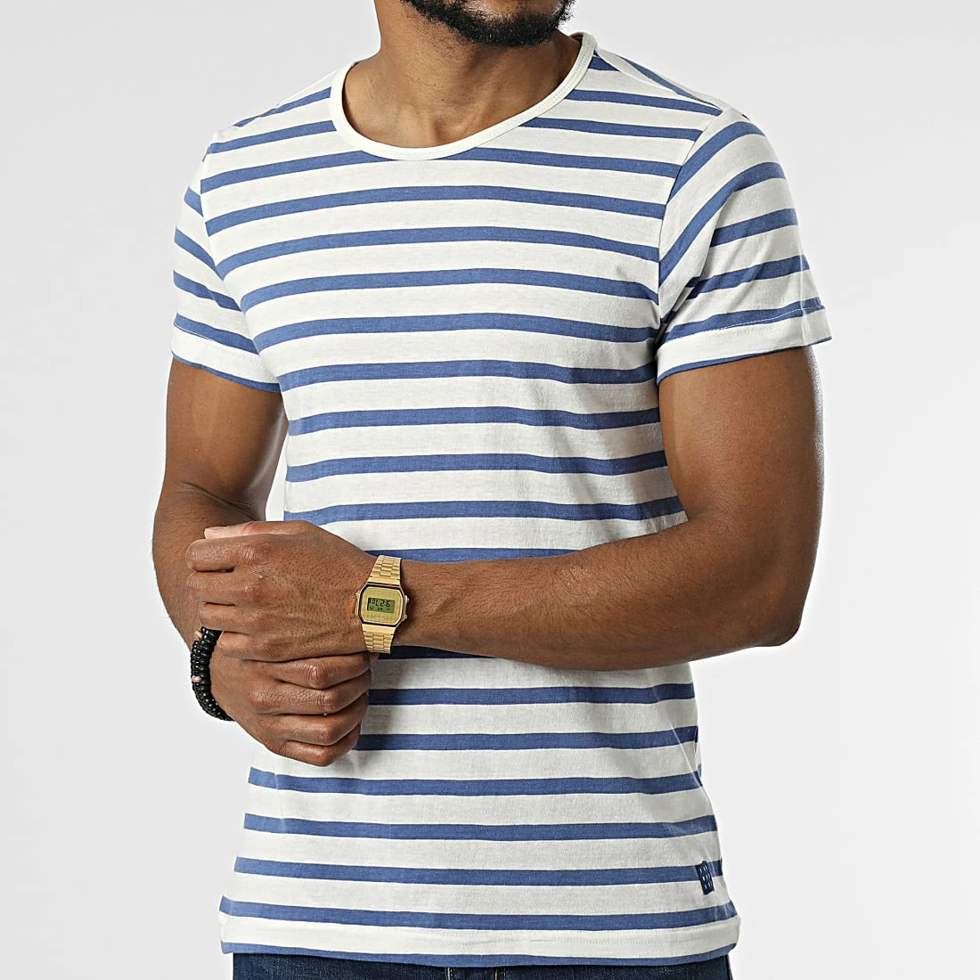 Sortie 👏 Tee 👚 Shirt 20713760 Blanc Bleu de Blend 😀 – Image 3