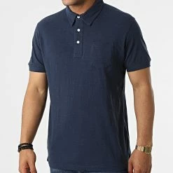 De gros 🛒 Polo Manches Courtes 20714144 Bleu Marine de Blend 🥰