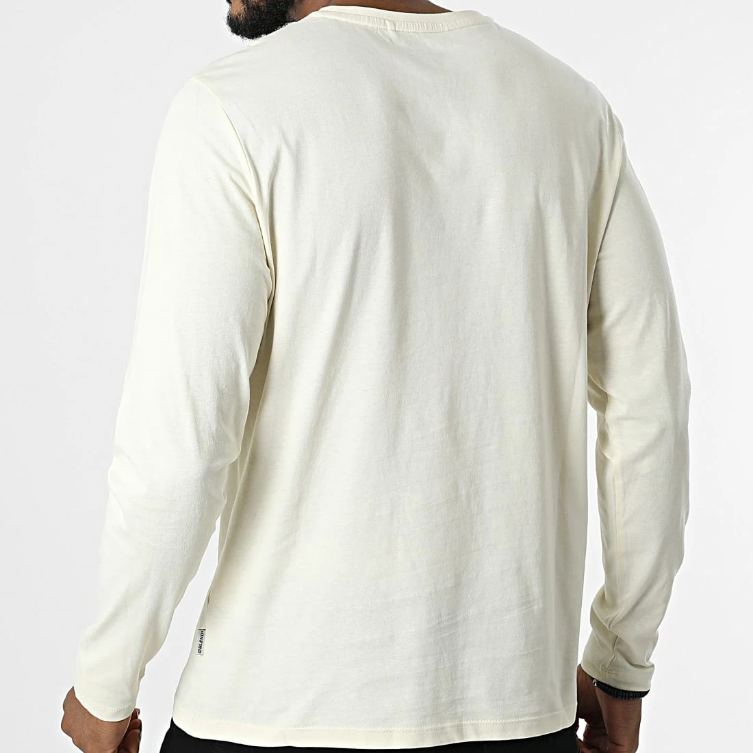 Acheter 👏 Tee 👚 Shirt Manches Longues 20714933 Beige de Blend 😀 – Image 4