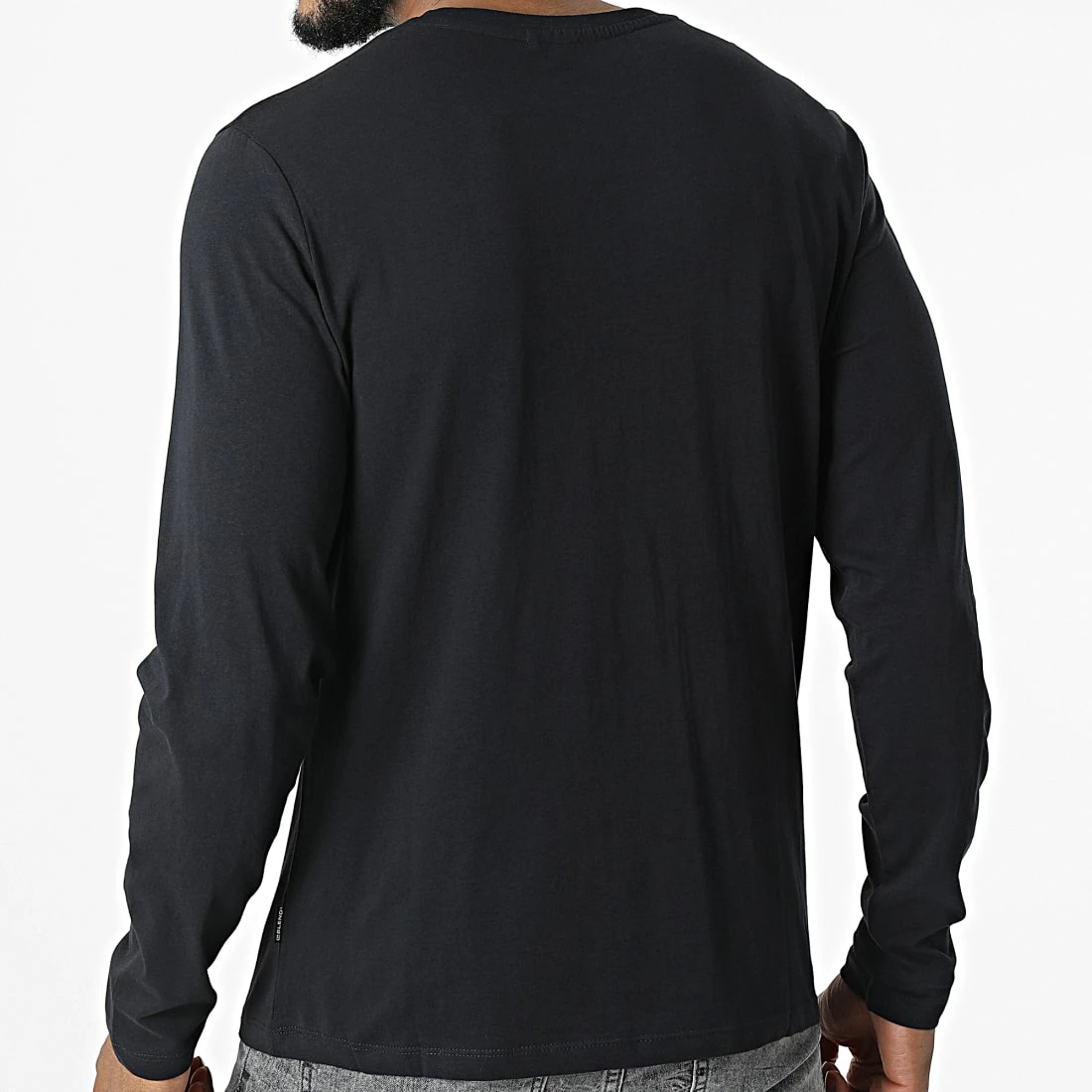 Remise 😍 Tee 👕 Shirt Manches Longues 20714933 Noir de Blend ❤️ – Image 4