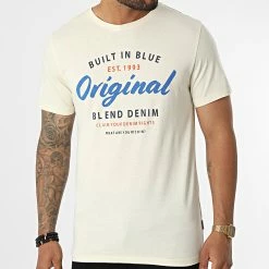 Offres 🎉 Tee 👚 Shirt 20714719 Beige de Blend 💯