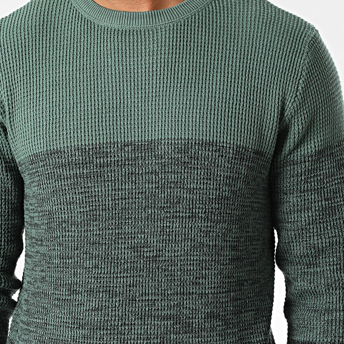 Budget 👏 Pull 20714349 Vert Chiné de Blend ✨ – Image 2