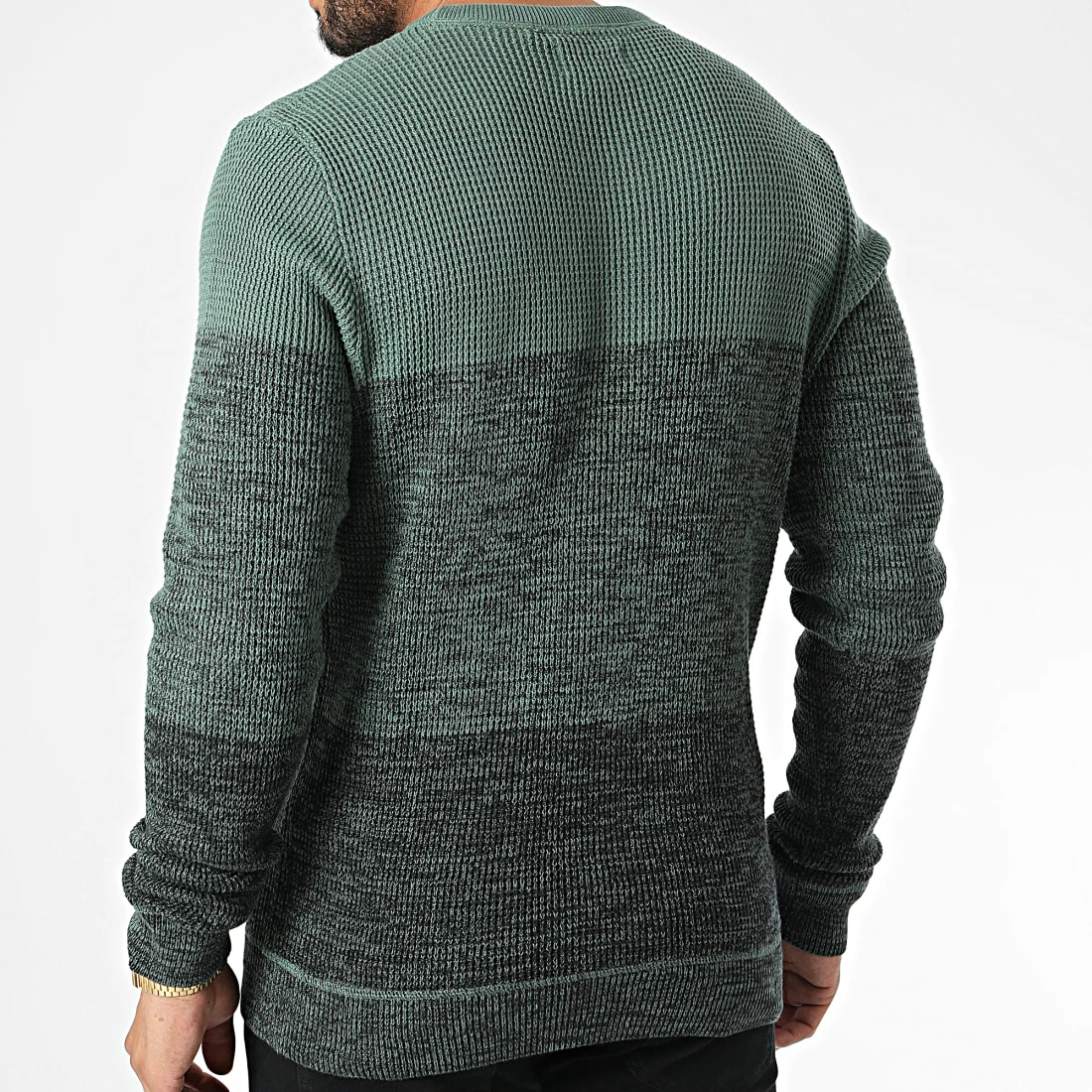 Budget 👏 Pull 20714349 Vert Chiné de Blend ✨ – Image 4