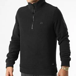 Coupon 😍 Sweat Polaire Col Zippé 20714314 Noir de Blend ✨