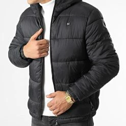 Tout neuf 🧨 Doudoune Capuche 20714372 Noir de Blend 😍