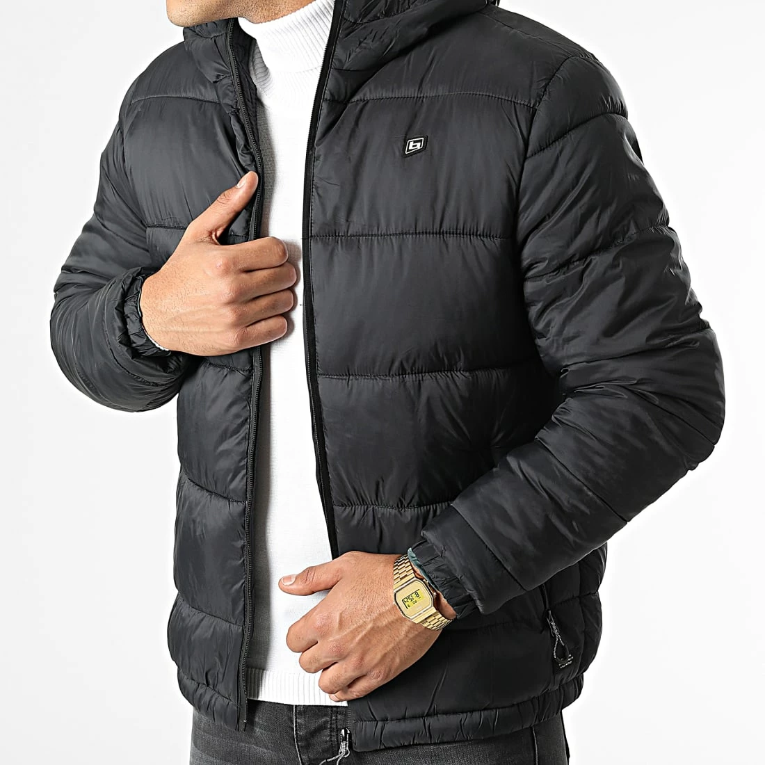 Tout neuf 🧨 Doudoune Capuche 20714372 Noir de Blend 😍