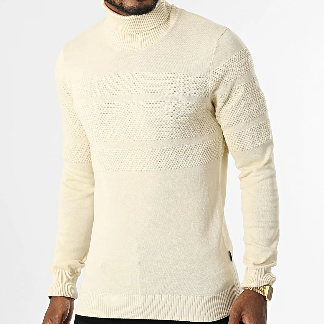 Top 10 ✨ Pull Col Roulé 20714346 Beige de Blend 🤩