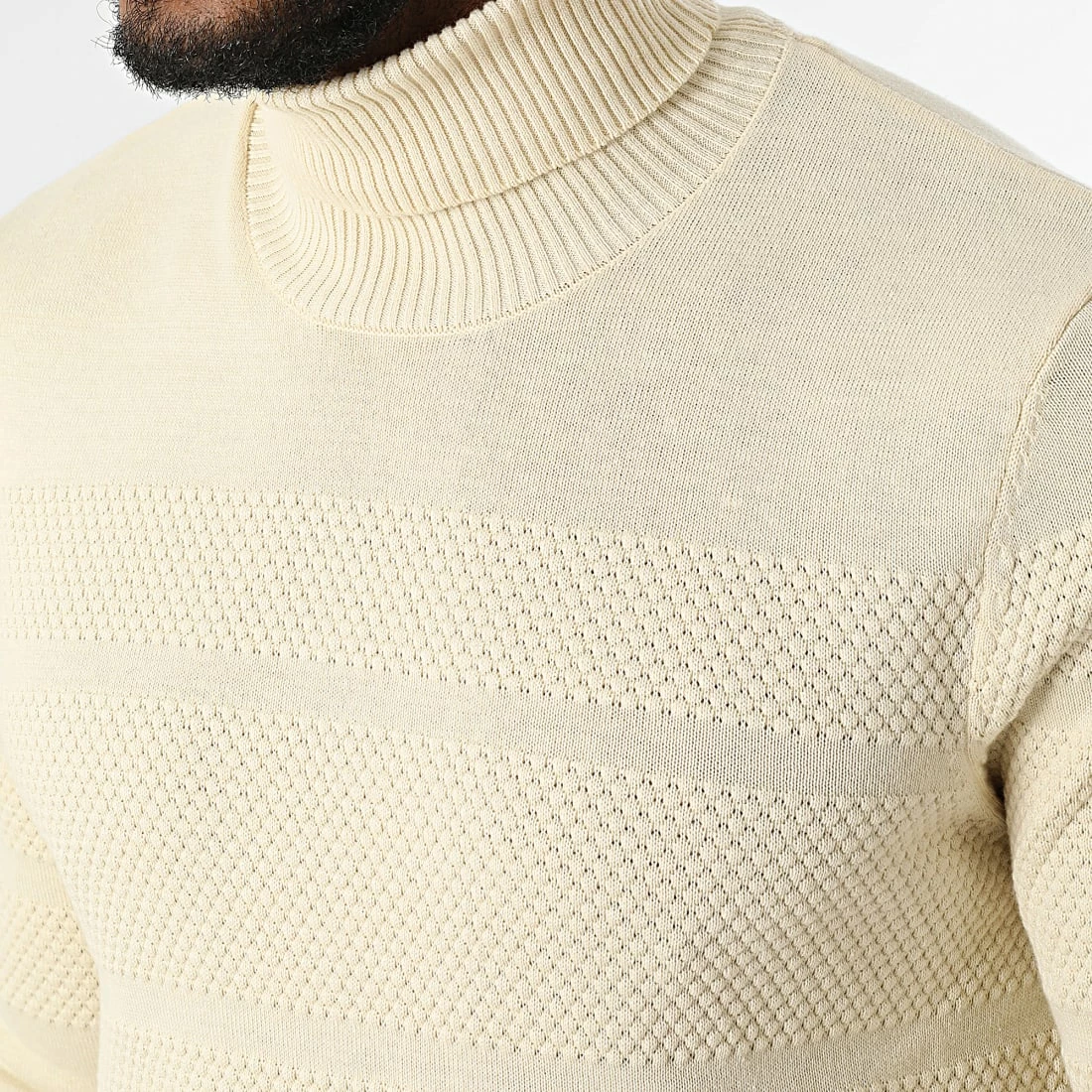 Top 10 ✨ Pull Col Roulé 20714346 Beige de Blend 🤩 – Image 2