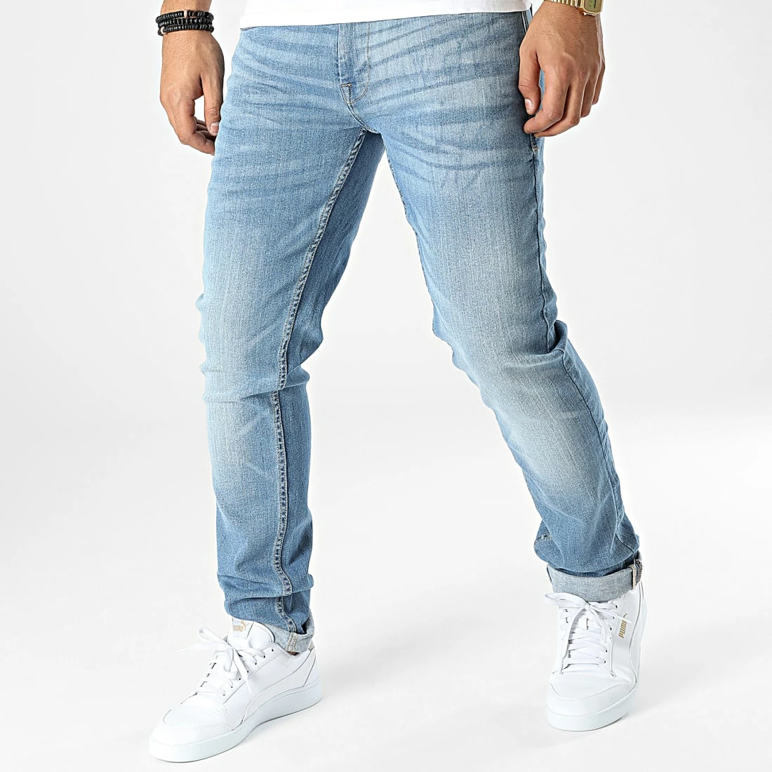 Grosses soldes đ„ Jean Regular Fit Twister 20714882 Bleu Denim de Blend đ€©