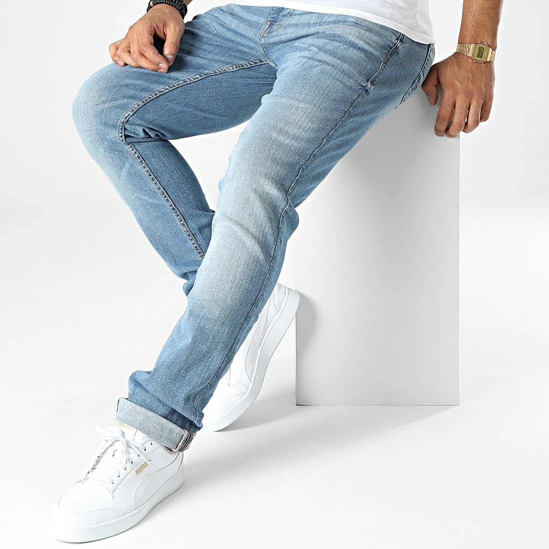 Grosses soldes đ„ Jean Regular Fit Twister 20714882 Bleu Denim de Blend đ€© â Image 3