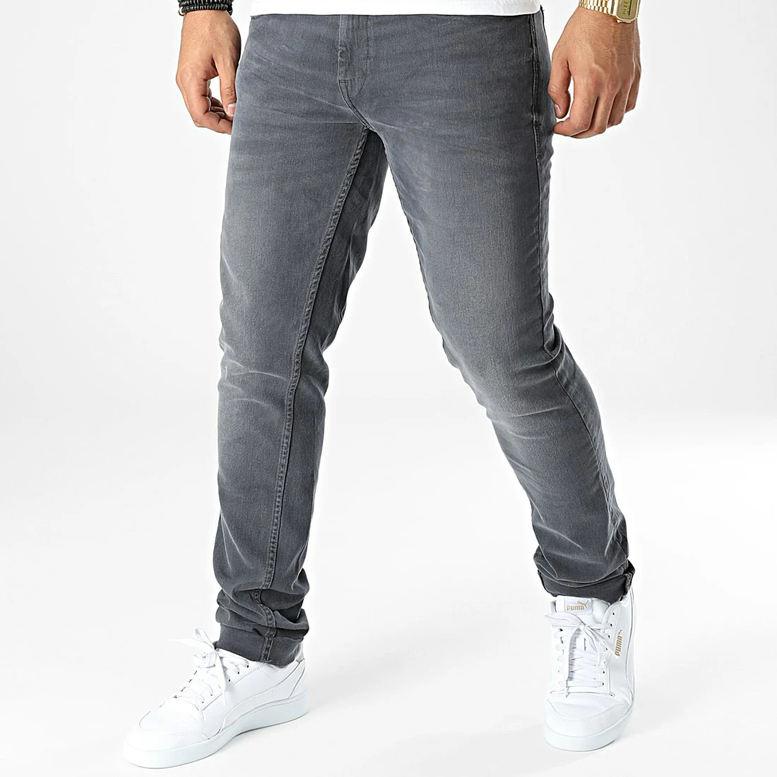 Acheter 🛒 Jean Regular Fit Twister 20714882 Gris Anthracite de Blend 💯