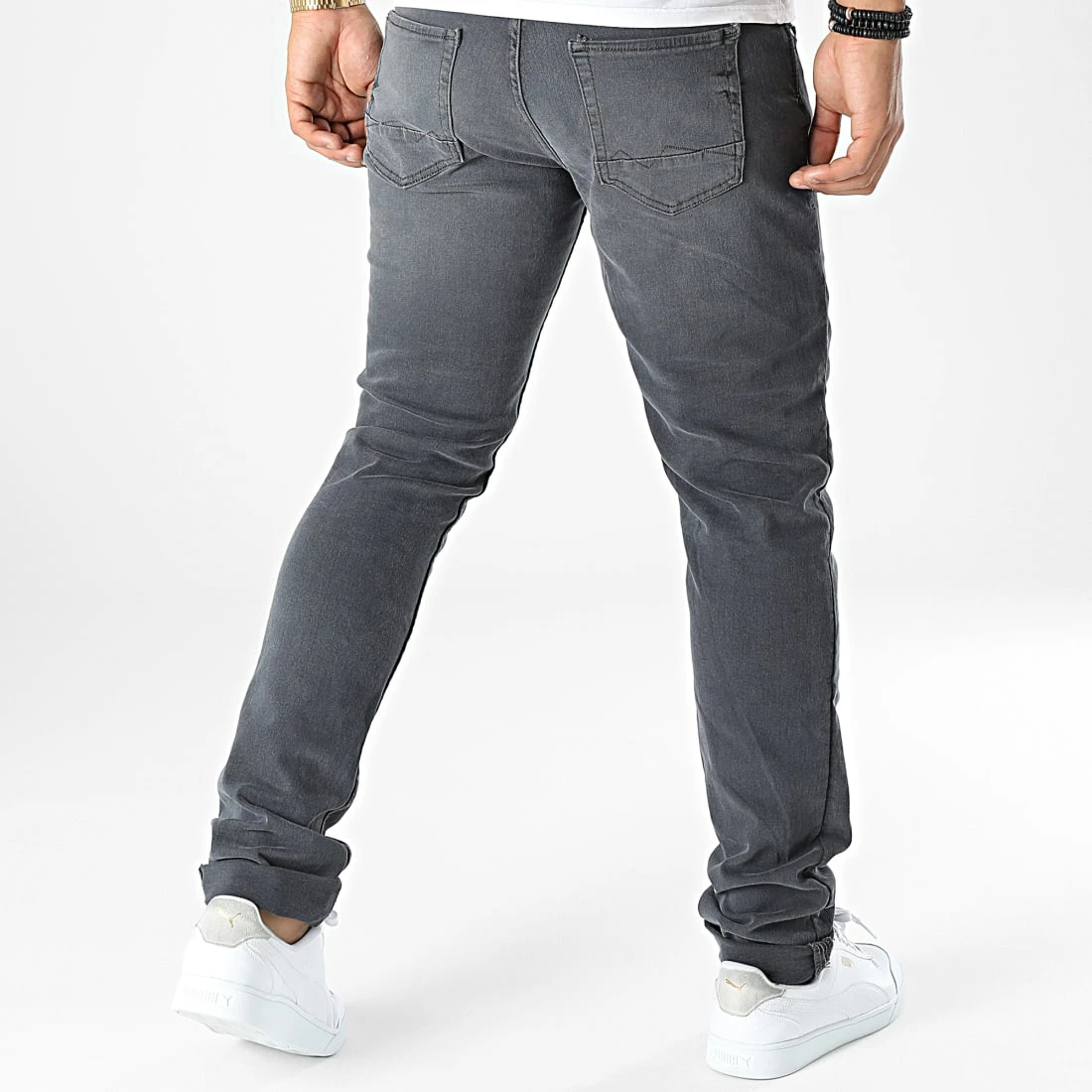 Acheter 🛒 Jean Regular Fit Twister 20714882 Gris Anthracite de Blend 💯 – Image 4