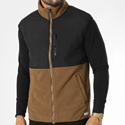 Top 10 🥰 Veste Polaire Zippée Sans Manches 20714280 Marron Noir de Blend 🤩