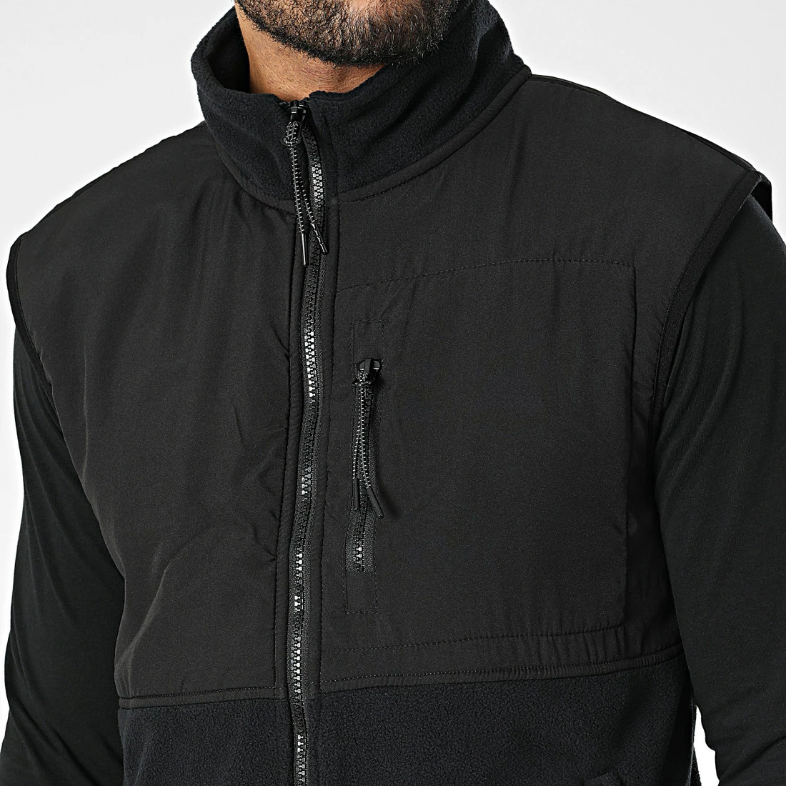 Promo ✨ Veste Polaire Zippée Sans Manches 20714280 Noir de Blend 👍 – Image 2