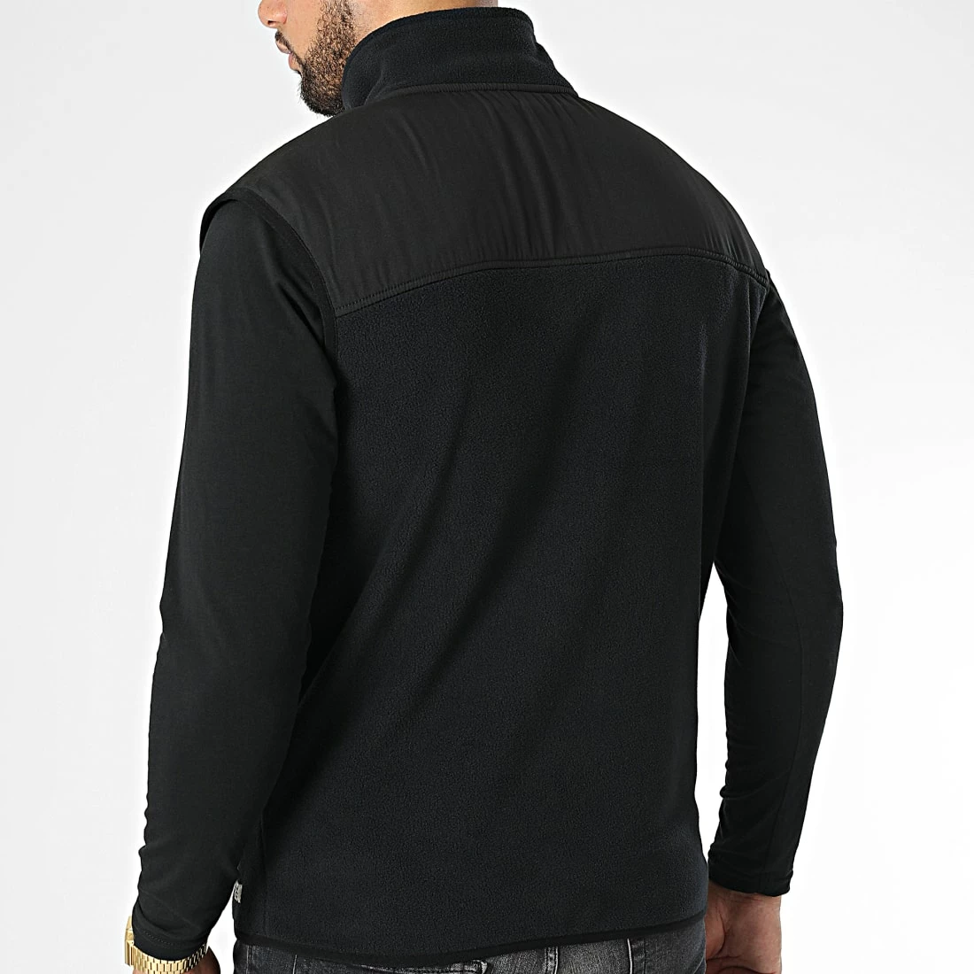Promo ✨ Veste Polaire Zippée Sans Manches 20714280 Noir de Blend 👍 – Image 4