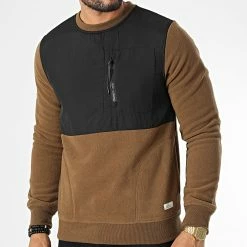 Les meilleures critiques de ❤️ Sweat Crewneck Polaire 20714279 Marron Noir de Blend 😀