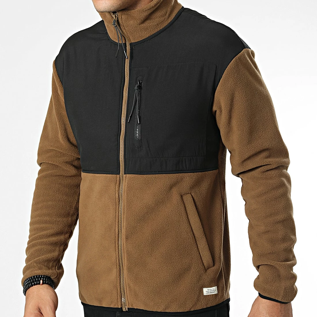 Top 10 😉 Veste Polaire Zippée 20714278 Camel Noir de Blend 🌟