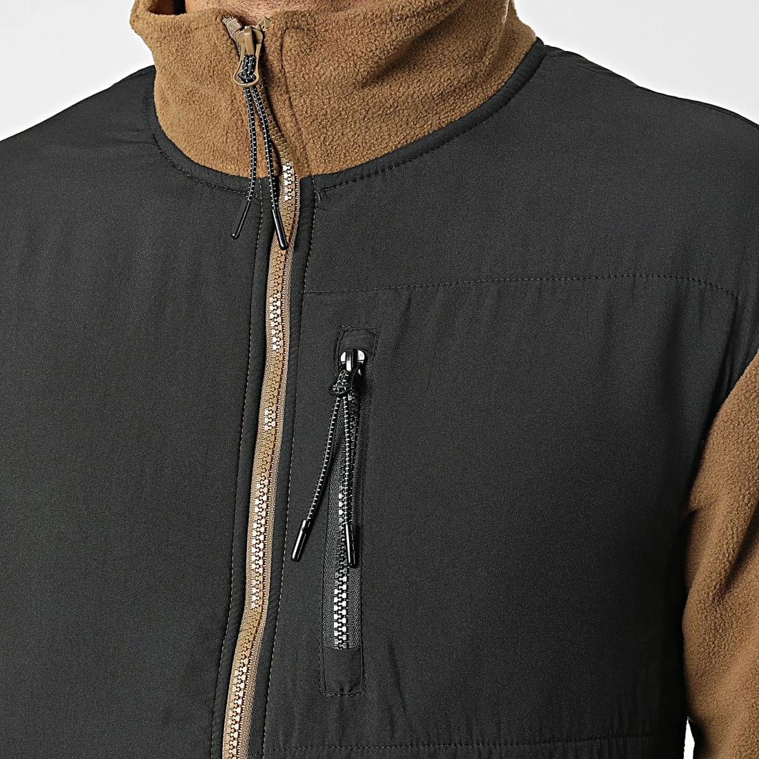 Top 10 😉 Veste Polaire Zippée 20714278 Camel Noir de Blend 🌟 – Image 2