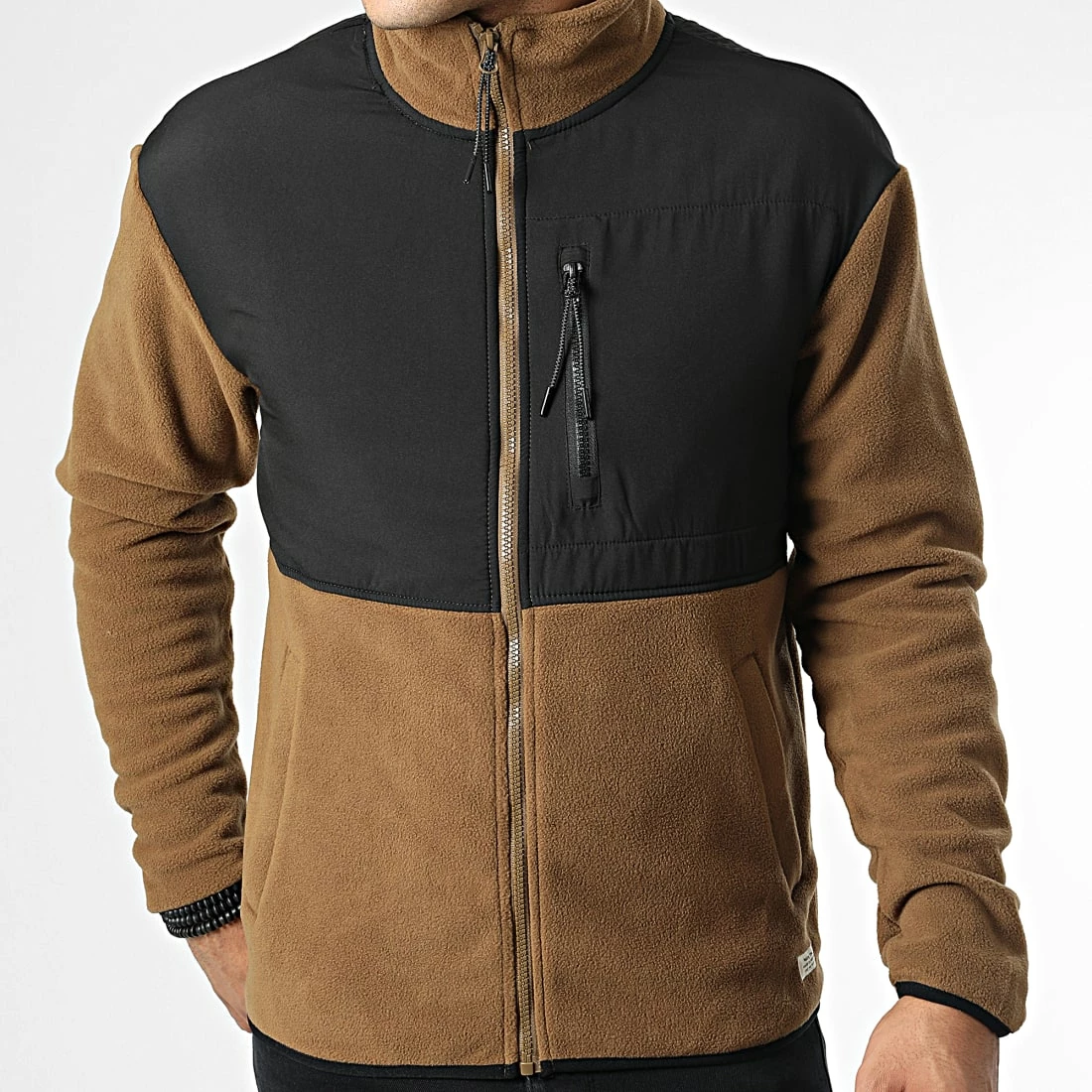Top 10 😉 Veste Polaire Zippée 20714278 Camel Noir de Blend 🌟 – Image 3