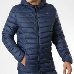 Remise ✔️ Doudoune Capuche 20712462 Bleu Marine de Blend ✨