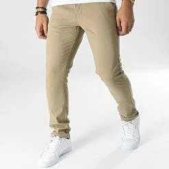 Vente flash ⌛ Pantalon Chino 20714480 Beige de Blend 😍