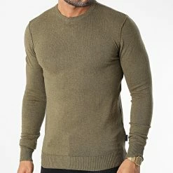 Nouveau 🌟 Pull 20714626 Vert Kaki de Blend 🔔