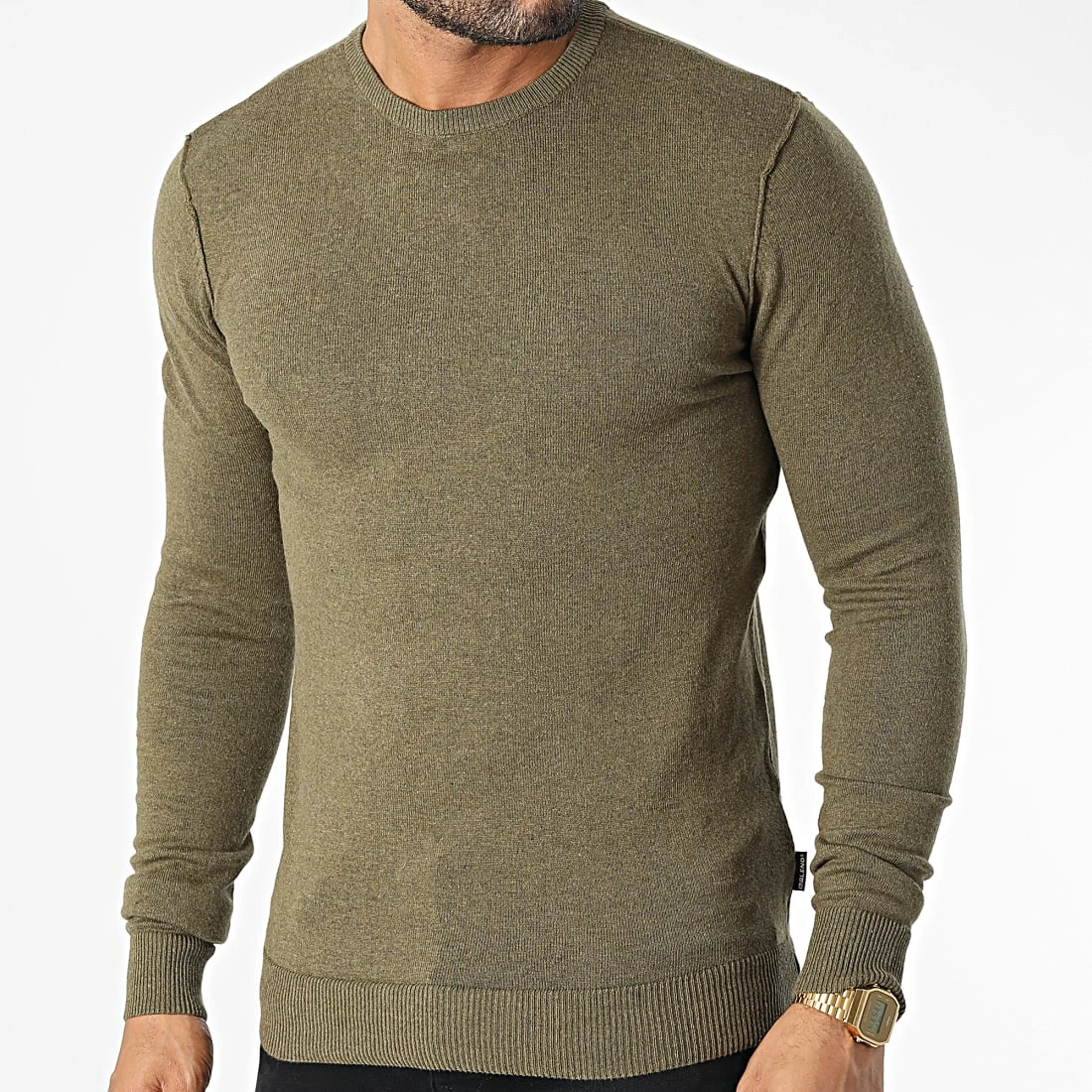 Nouveau 🌟 Pull 20714626 Vert Kaki de Blend 🔔