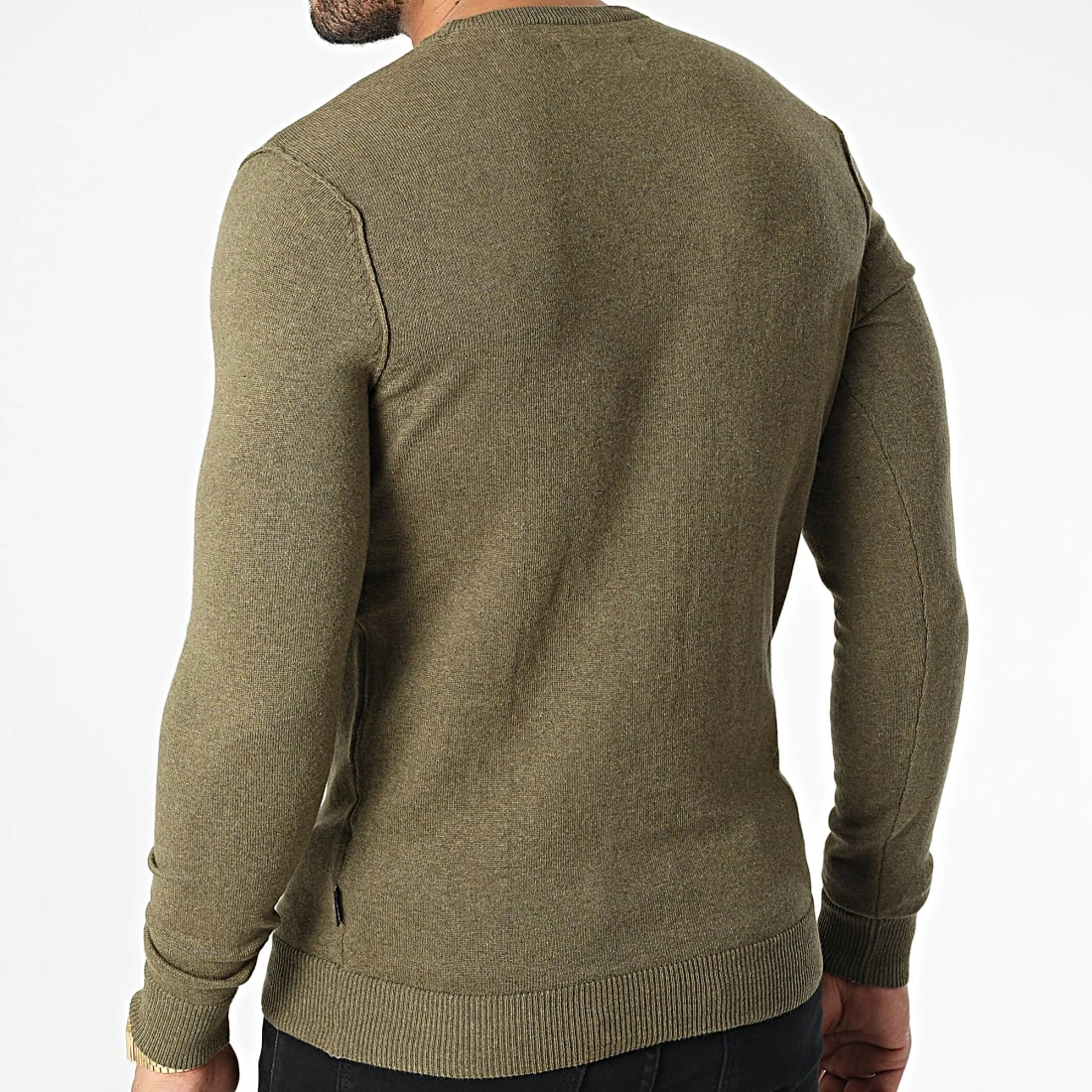 Nouveau 🌟 Pull 20714626 Vert Kaki de Blend 🔔 – Image 4