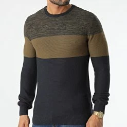 Grosses soldes 🎉 Pull 20714636 Bleu Marine Vert Kaki de Blend 🔥