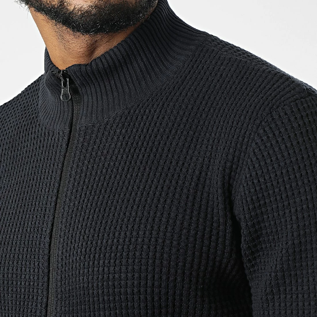 Acheter 👍 Pull Zippé 20714630 Bleu Marine de Blend 🧨 – Image 2