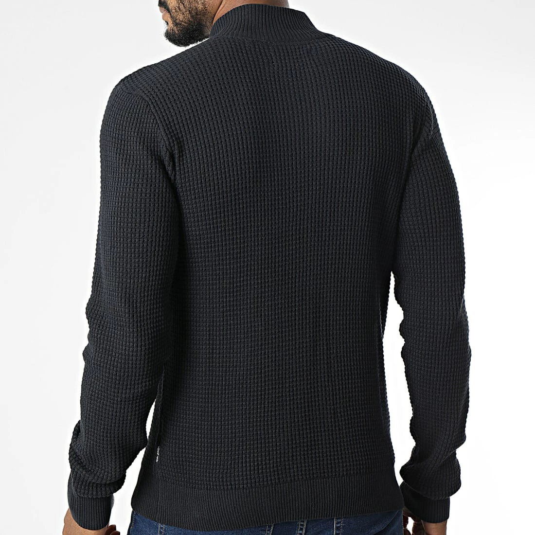 Acheter 👍 Pull Zippé 20714630 Bleu Marine de Blend 🧨 – Image 4