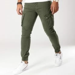 Promo ⭐ Pantalon Cargo Jerry Vert Kaki de Paname Brothers ❤️