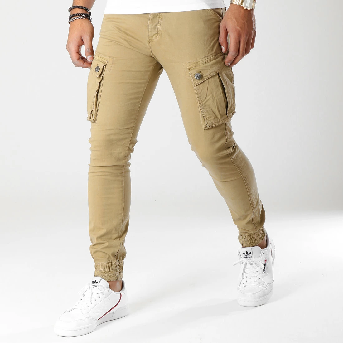 Acheter 🥰 Pantalon Cargo Jerry Beige de Paname Brothers 👏
