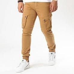 Meilleure vente ✨ Pantalon Cargo Jerry Camel de Paname Brothers 🔥